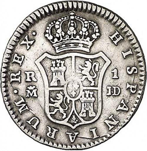 1 Real Reverse Image minted in SPAIN in 1783JD (1759-88  -  CARLOS III)  - The Coin Database