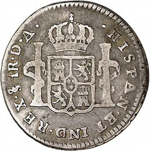 1 Real Reverse Image minted in SPAIN in 1786DA (1759-88  -  CARLOS III)  - The Coin Database
