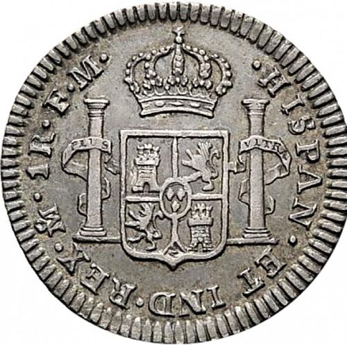 1 Real Reverse Image minted in SPAIN in 1786FM (1759-88  -  CARLOS III)  - The Coin Database
