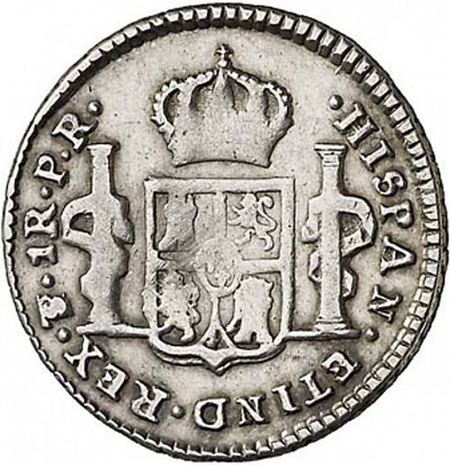 1 Real Reverse Image minted in SPAIN in 1787PR (1759-88  -  CARLOS III)  - The Coin Database