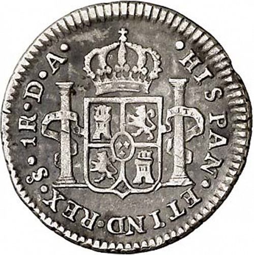 1 Real Reverse Image minted in SPAIN in 1788DA (1759-88  -  CARLOS III)  - The Coin Database