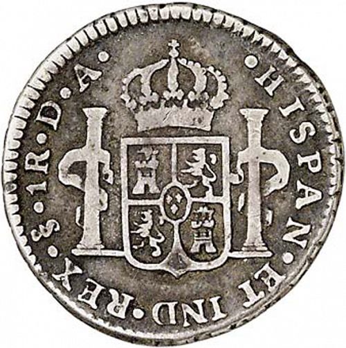 1 Real Reverse Image minted in SPAIN in 1789DA (1759-88  -  CARLOS III)  - The Coin Database