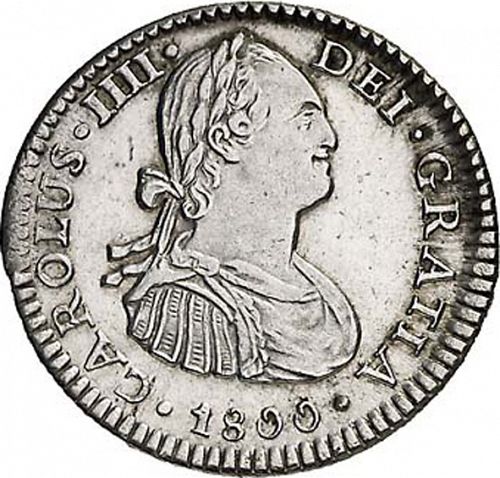 1 Real Obverse Image minted in SPAIN in 1800FM (1788-08  -  CARLOS IV)  - The Coin Database