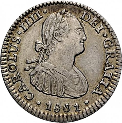 1 Real Obverse Image minted in SPAIN in 1801FT (1788-08  -  CARLOS IV)  - The Coin Database