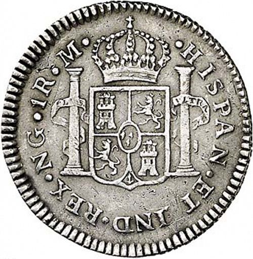 1 Real Reverse Image minted in SPAIN in 1792M (1788-08  -  CARLOS IV)  - The Coin Database