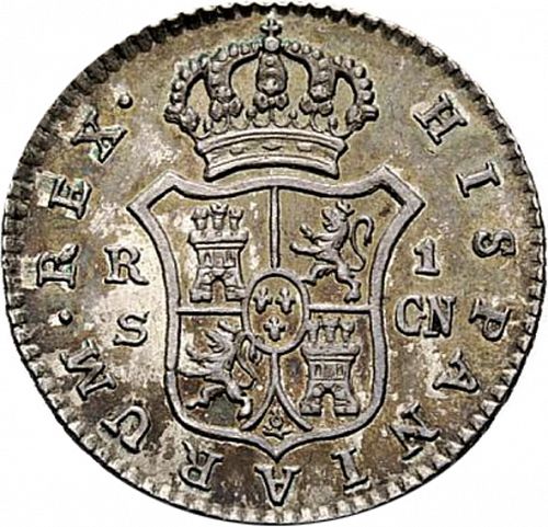 1 Real Reverse Image minted in SPAIN in 1793CN (1788-08  -  CARLOS IV)  - The Coin Database