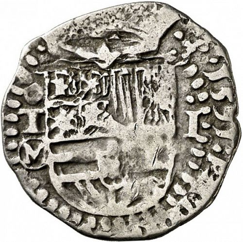 1 Real Obverse Image minted in SPAIN in 1591M (1556-98  -  FELIPE II)  - The Coin Database