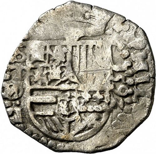 1 Real Obverse Image minted in SPAIN in 1592M (1556-98  -  FELIPE II)  - The Coin Database