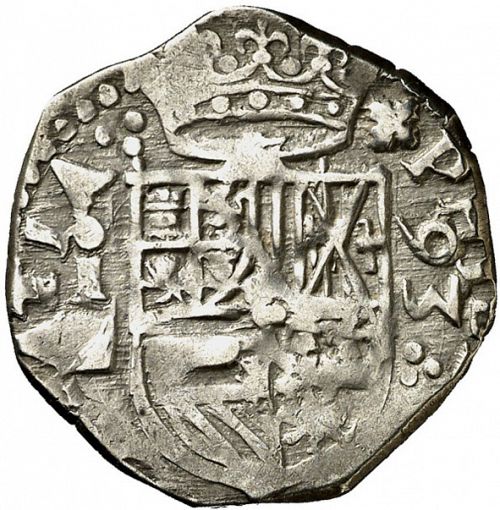 1 Real Obverse Image minted in SPAIN in 1593I (1556-98  -  FELIPE II)  - The Coin Database