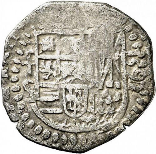 1 Real Obverse Image minted in SPAIN in 1595C (1556-98  -  FELIPE II)  - The Coin Database