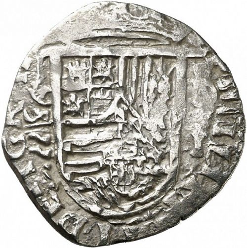 1 Real Obverse Image minted in SPAIN in 1595D (1556-98  -  FELIPE II)  - The Coin Database