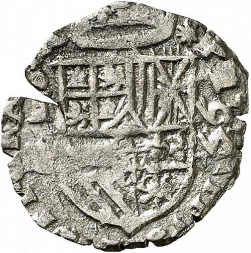 1 Real Obverse Image minted in SPAIN in 1595I (1556-98  -  FELIPE II)  - The Coin Database