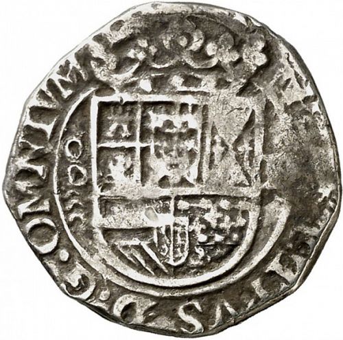 1 Real Obverse Image minted in SPAIN in 1597D (1556-98  -  FELIPE II)  - The Coin Database