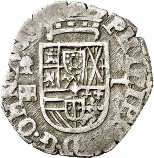 1 Real Obverse Image minted in SPAIN in 1597 (1556-98  -  FELIPE II)  - The Coin Database