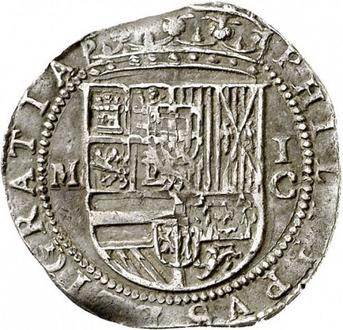 1 Real Obverse Image minted in SPAIN in ND/C (1556-98  -  FELIPE II)  - The Coin Database