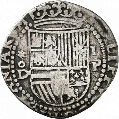 1 Real Obverse Image minted in SPAIN in ND/D (1556-98  -  FELIPE II)  - The Coin Database