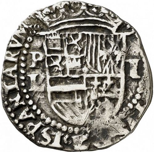 1 Real Obverse Image minted in SPAIN in ND/L (1556-98  -  FELIPE II)  - The Coin Database