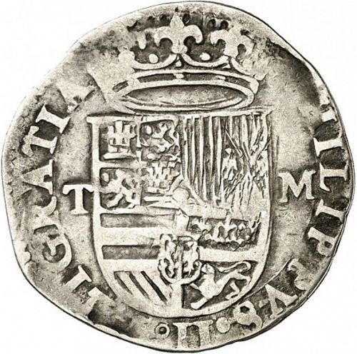 1 Real Obverse Image minted in SPAIN in ND/M (1556-98  -  FELIPE II)  - The Coin Database