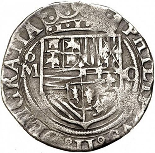 1 Real Obverse Image minted in SPAIN in ND/O (1556-98  -  FELIPE II)  - The Coin Database