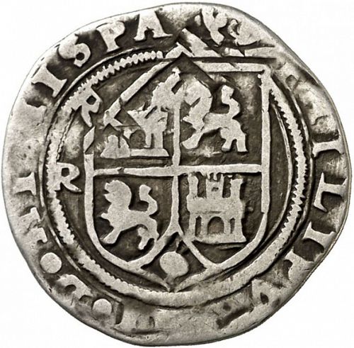 1 Real Obverse Image minted in SPAIN in ND/R (1556-98  -  FELIPE II)  - The Coin Database