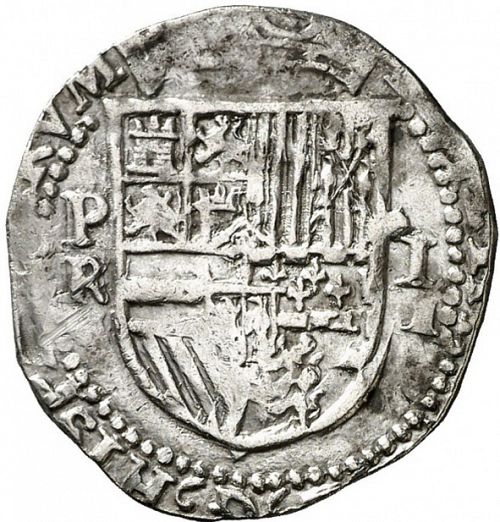 1 Real Obverse Image minted in SPAIN in ND/R (1556-98  -  FELIPE II)  - The Coin Database