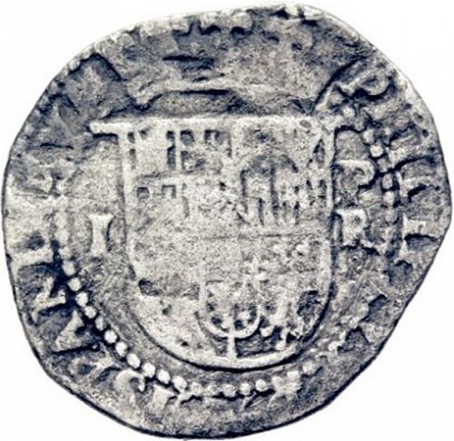 1 Real Obverse Image minted in SPAIN in ND/R (1556-98  -  FELIPE II)  - The Coin Database