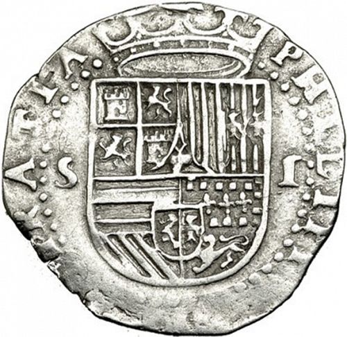 1 Real Obverse Image minted in SPAIN in ND (1556-98  -  FELIPE II)  - The Coin Database
