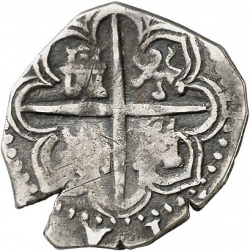 1 Real Reverse Image minted in SPAIN in 1592M (1556-98  -  FELIPE II)  - The Coin Database