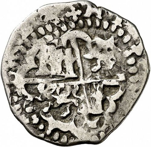 1 Real Reverse Image minted in SPAIN in 1591M (1556-98  -  FELIPE II)  - The Coin Database