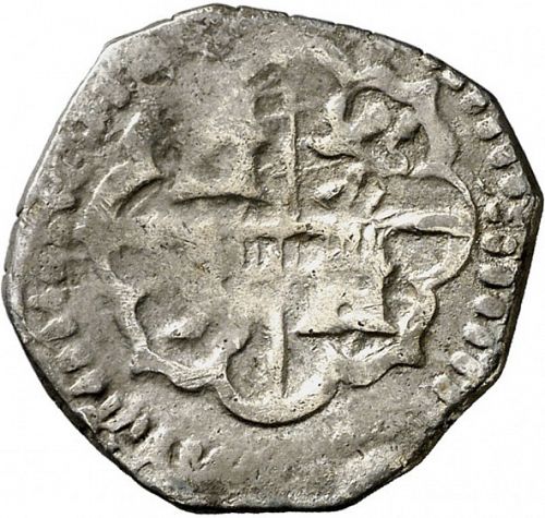 1 Real Reverse Image minted in SPAIN in 1592M (1556-98  -  FELIPE II)  - The Coin Database