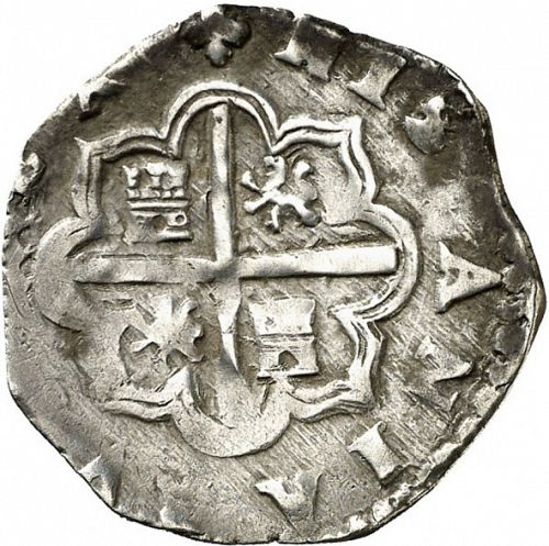  1 Real Reverse Image minted in SPAIN in 1593I (1556-98  -  FELIPE II)  - The Coin Database