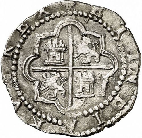 1 Real Reverse Image minted in SPAIN in ND/D (1556-98  -  FELIPE II)  - The Coin Database