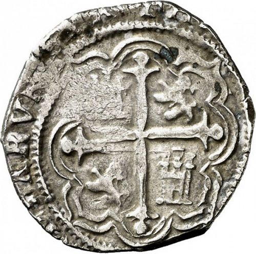 1 Real Reverse Image minted in SPAIN in ND/F (1556-98  -  FELIPE II)  - The Coin Database