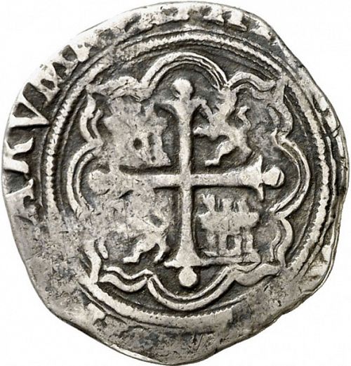 1 Real Reverse Image minted in SPAIN in ND/O (1556-98  -  FELIPE II)  - The Coin Database