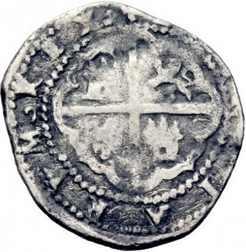1 Real Reverse Image minted in SPAIN in ND/R (1556-98  -  FELIPE II)  - The Coin Database