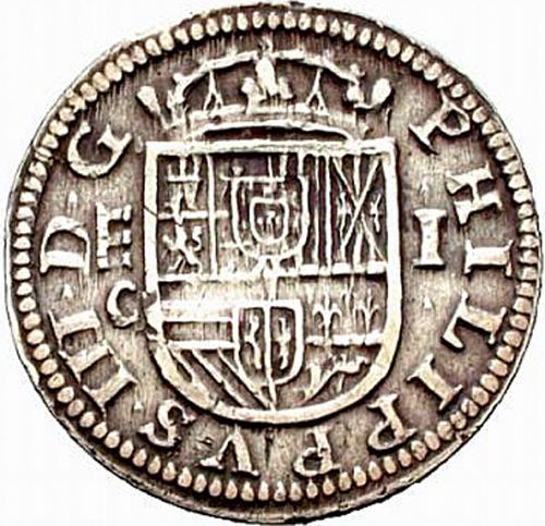 1 Real Obverse Image minted in SPAIN in 1607C (1598-21  -  FELIPE III)  - The Coin Database