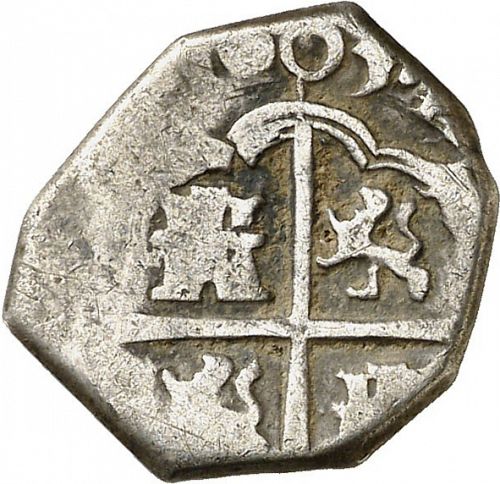 1 Real Reverse Image minted in SPAIN in 1605B (1598-21  -  FELIPE III)  - The Coin Database