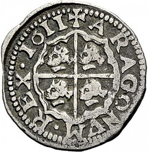 1 Real Reverse Image minted in SPAIN in 1611 (1598-21  -  FELIPE III)  - The Coin Database