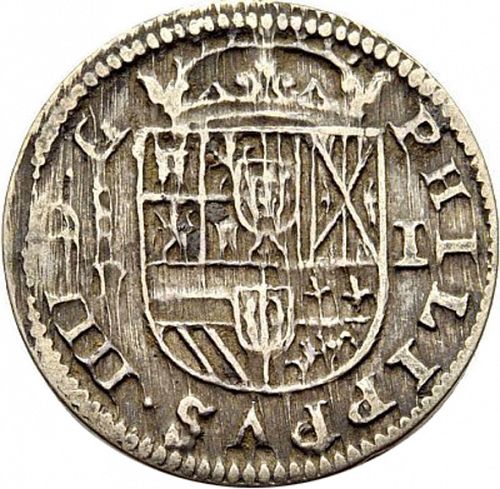 1 Real Obverse Image minted in SPAIN in 1627P (1621-65  -  FELIPE IV)  - The Coin Database
