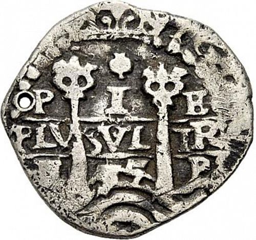 1 Real Obverse Image minted in SPAIN in 1655E (1621-65  -  FELIPE IV)  - The Coin Database