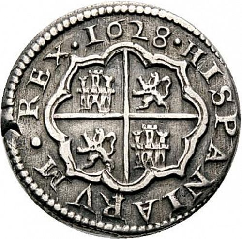 1 Real Reverse Image minted in SPAIN in 1628A (1621-65  -  FELIPE IV)  - The Coin Database
