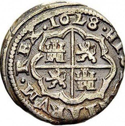 1 Real Reverse Image minted in SPAIN in 1628P (1621-65  -  FELIPE IV)  - The Coin Database
