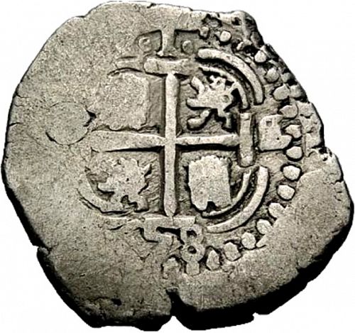 1 Real Reverse Image minted in SPAIN in 1658E (1621-65  -  FELIPE IV)  - The Coin Database