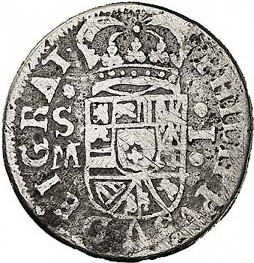 1 Real Obverse Image minted in SPAIN in 1701M (1700-46  -  FELIPE V)  - The Coin Database
