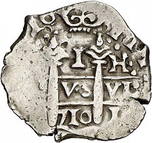 1 Real Obverse Image minted in SPAIN in 1710H (1700-46  -  FELIPE V)  - The Coin Database
