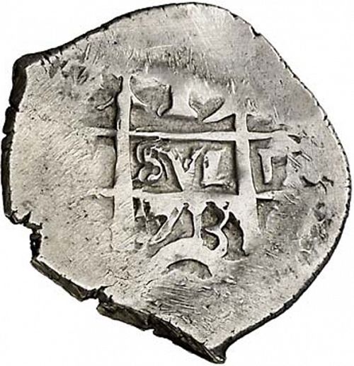 1 Real Obverse Image minted in SPAIN in 1713Y (1700-46  -  FELIPE V)  - The Coin Database