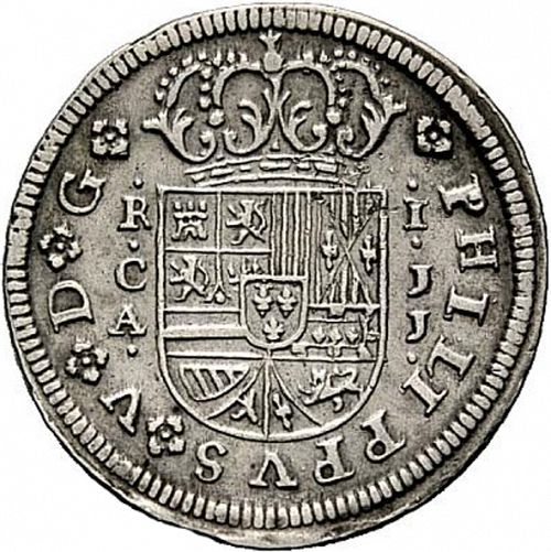 1 Real Obverse Image minted in SPAIN in 1718JJ (1700-46  -  FELIPE V)  - The Coin Database