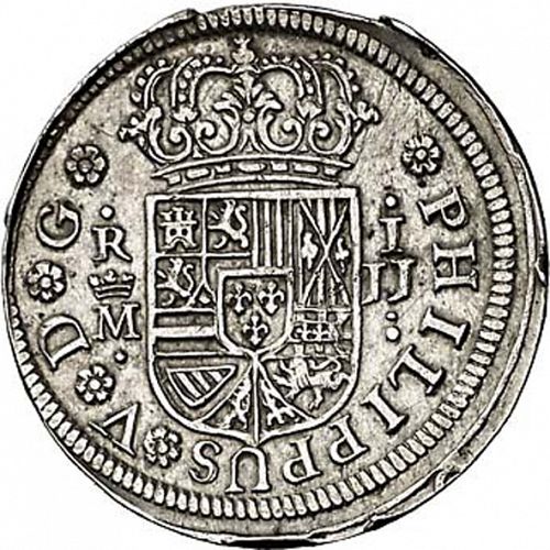 1 Real Obverse Image minted in SPAIN in 1728JJ (1700-46  -  FELIPE V)  - The Coin Database