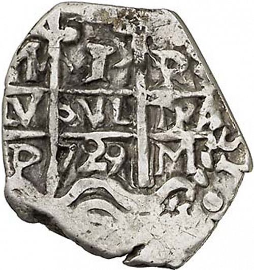1 Real Obverse Image minted in SPAIN in 1729M (1700-46  -  FELIPE V)  - The Coin Database