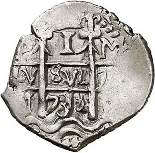 1 Real Obverse Image minted in SPAIN in 1730M (1700-46  -  FELIPE V)  - The Coin Database
